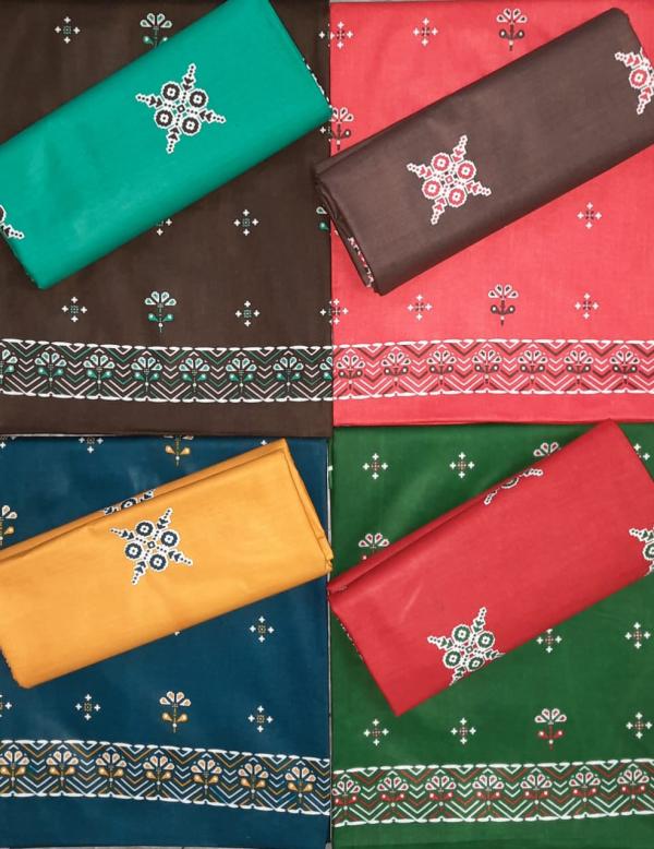 Radhika 4 Cotton Designer Exclusive Colour Matching Suit